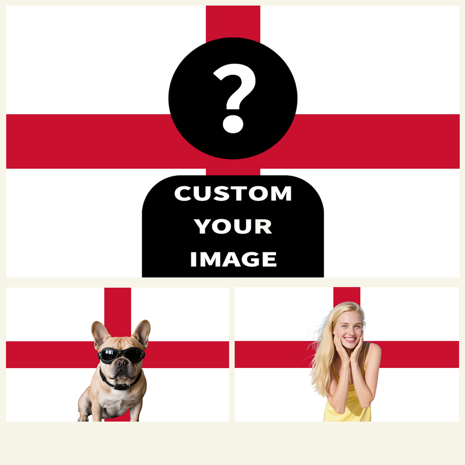 Home Textiles & Furnishings - 1pc 2D FLAT Personalize England Tapestry