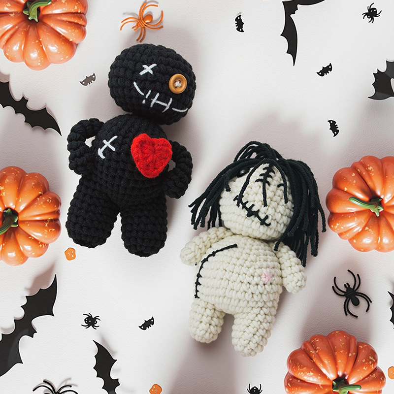 Home Textiles Europe - Funny Crochet Positive Energy Ghost Doll