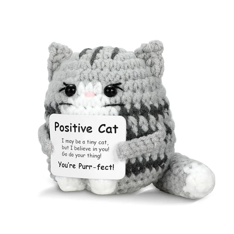 Home Textiles Europe - Funny Crochet Emotional Support Coffee Doll