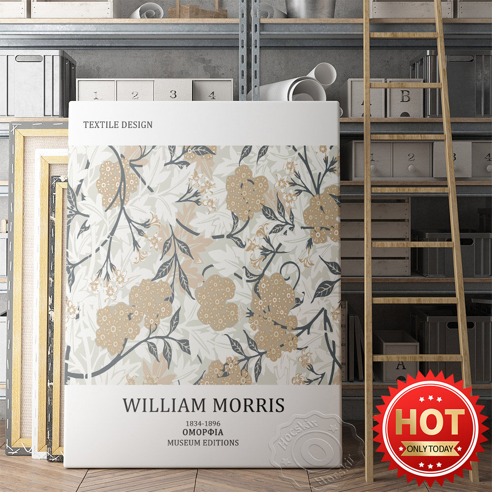 Home Textiles And Room Spray - William Morris Exhibition Museum Poster, Textile