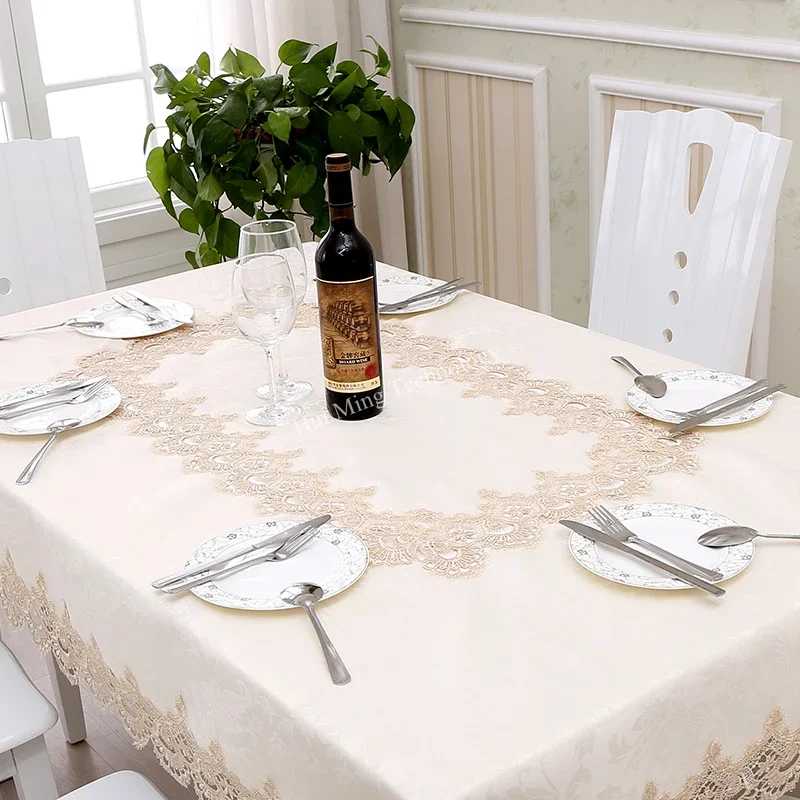 Table Cloth Round Table Cream  - огляд і ціна Home Textiles List