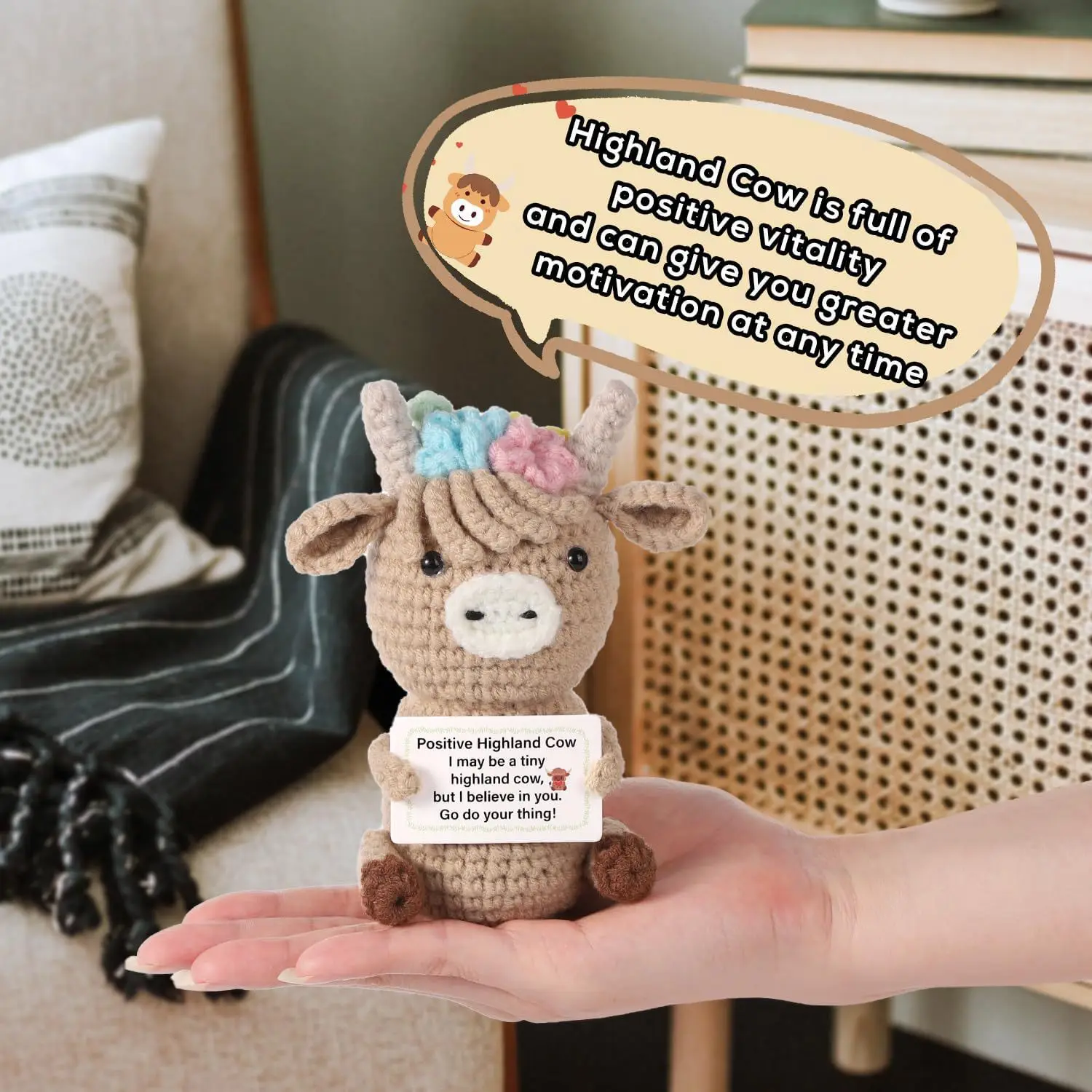 Crochet Emotional Cow Doll Dec - огляд і ціна Home Textiles Europe