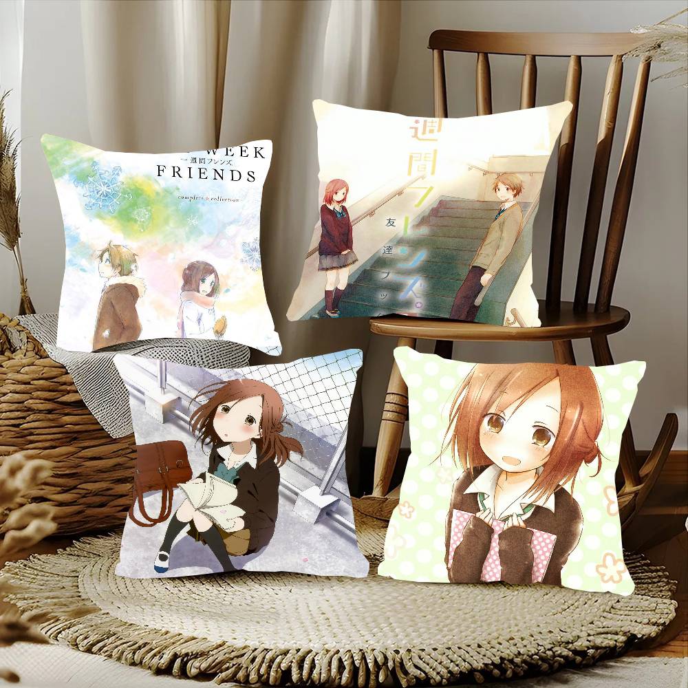 One Week Friends Anime Pillow  - огляд і ціна Home Textiles Week