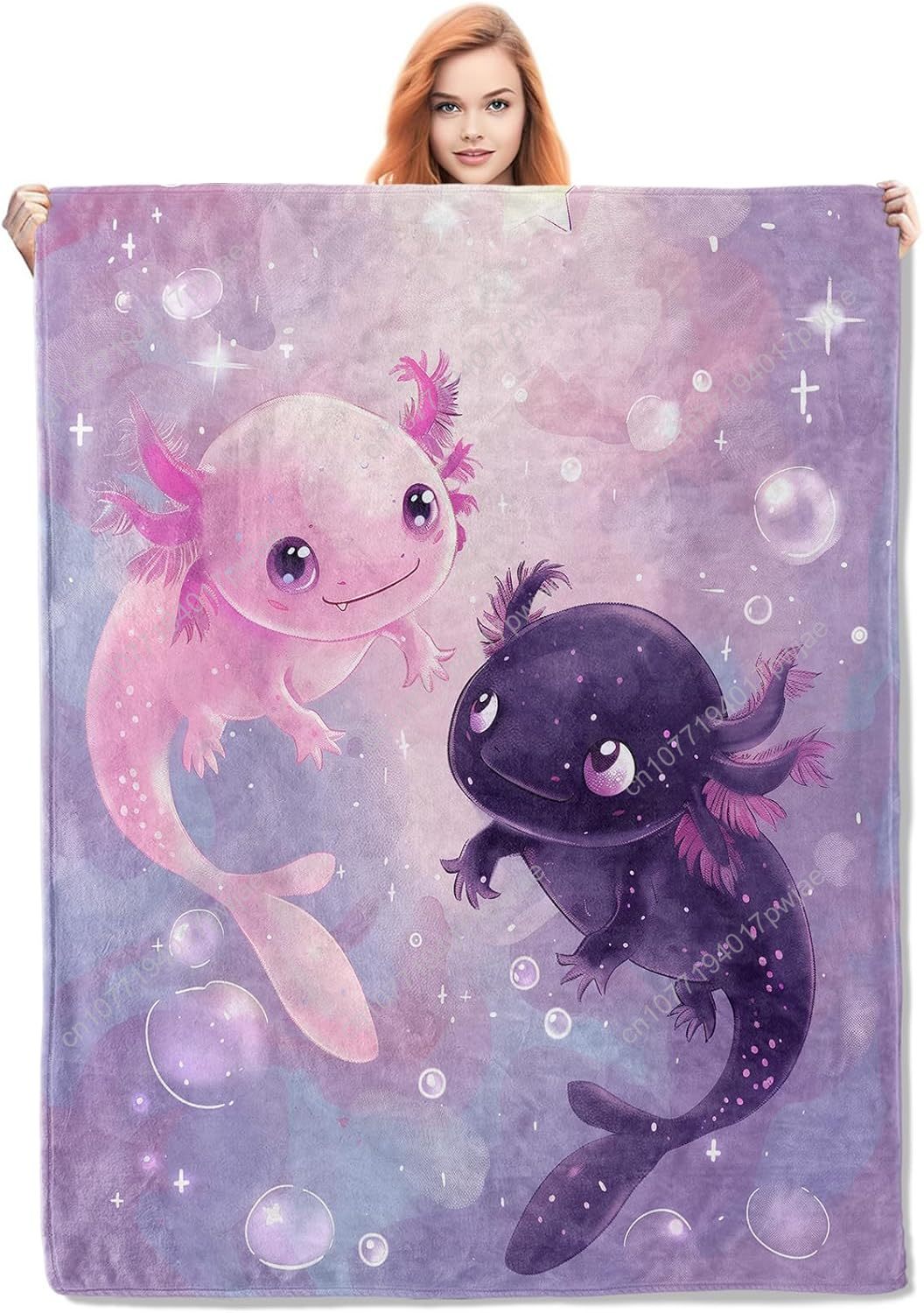 Axolotl Blanket Cute Axolotls  - огляд і ціна Home Textiles & Furnishings