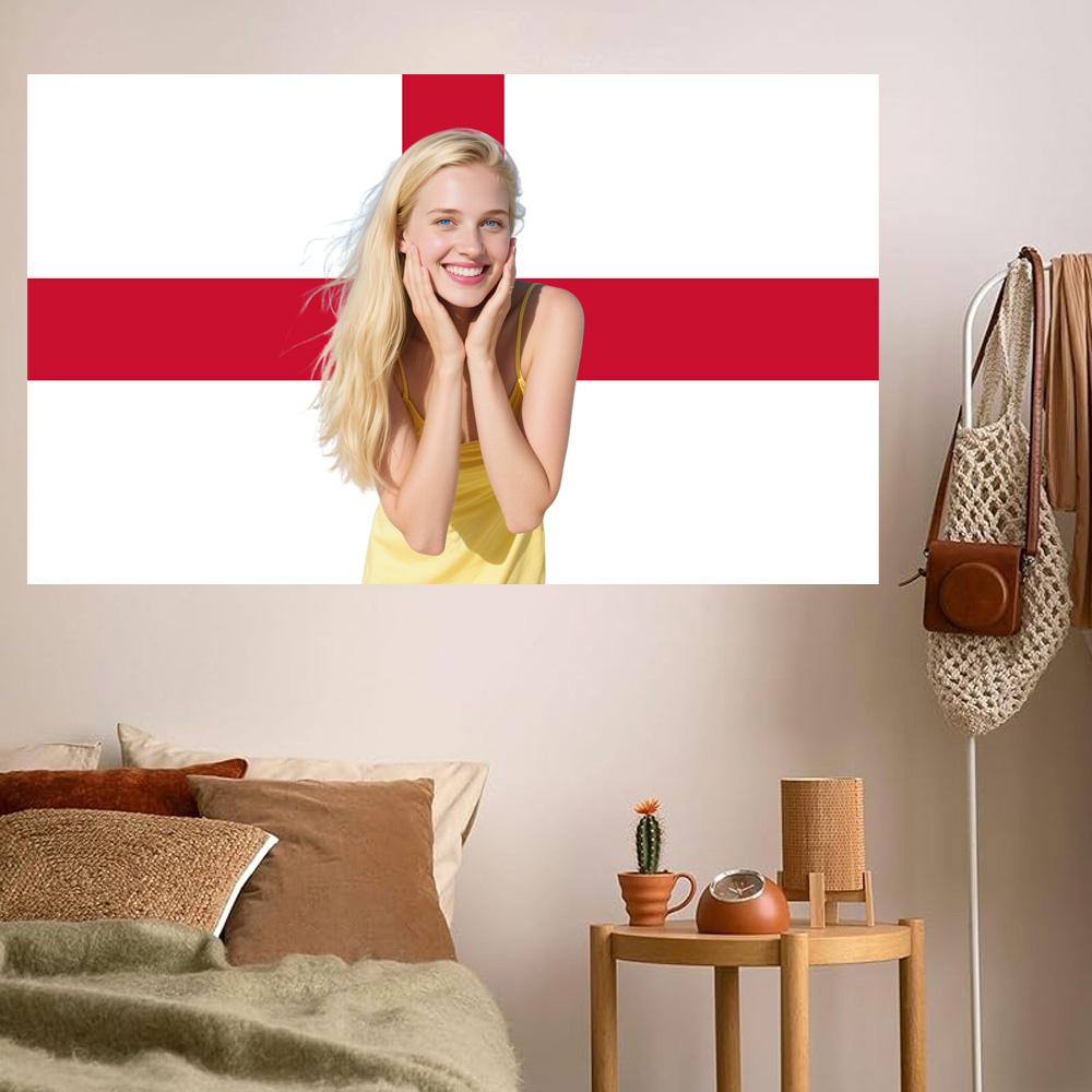 1pc 2D FLAT Personalize Englan - огляд і ціна Home Textiles & Furnishings