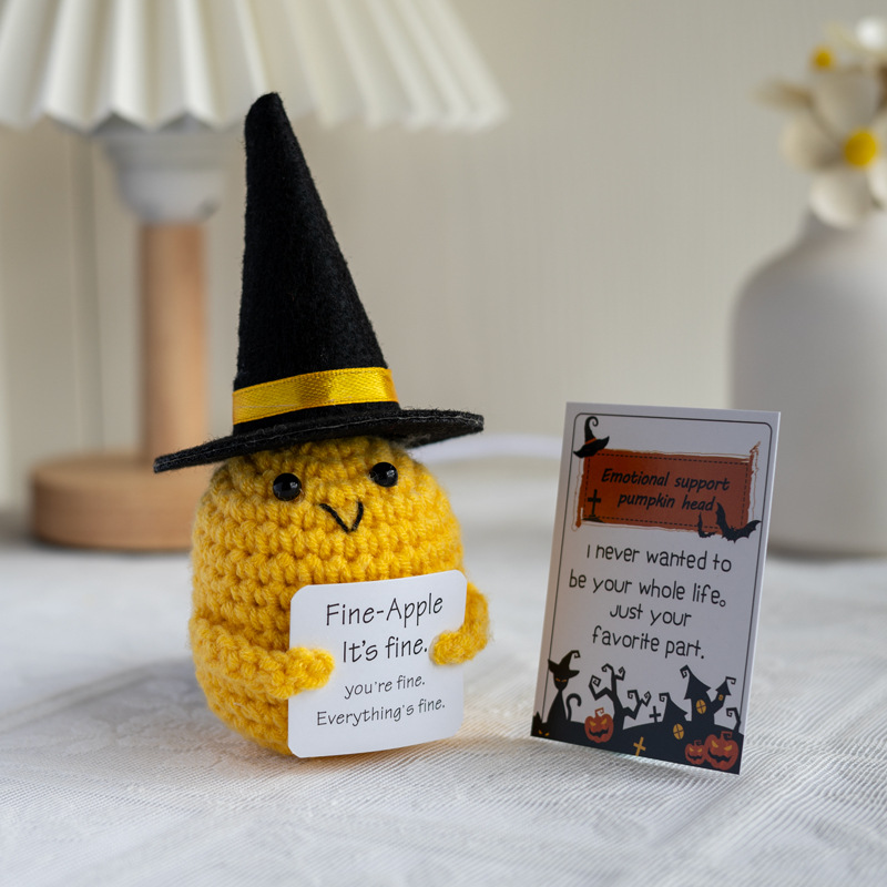 Handmade Knitted Halloween Pum - огляд і ціна Home Textiles Europe