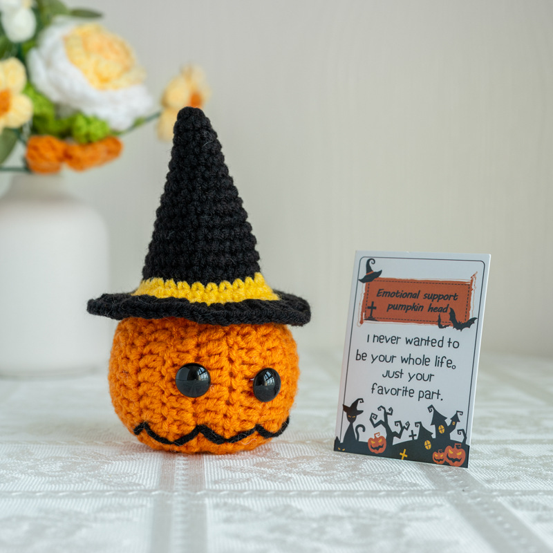 Handmade Knitted Halloween Pum - огляд і ціна Home Textiles Europe