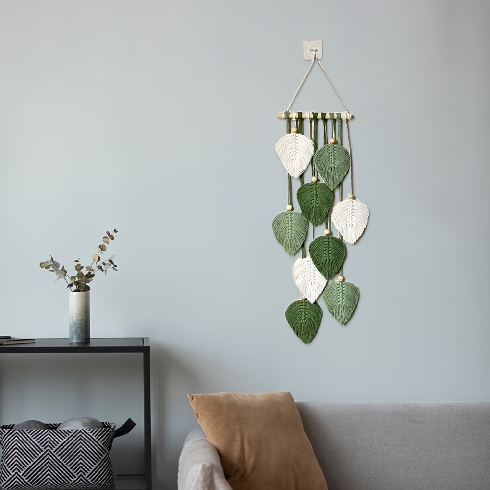 Handwoven Leaf Wall Hanging Ta - огляд і ціна Home Textiles Europe