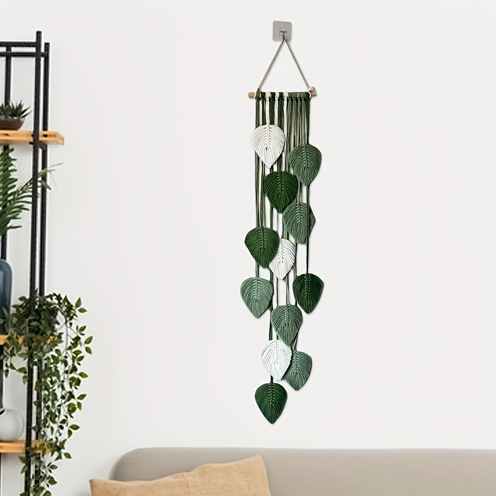 Handwoven Leaf Wall Hanging Ta - огляд і ціна Home Textiles Europe