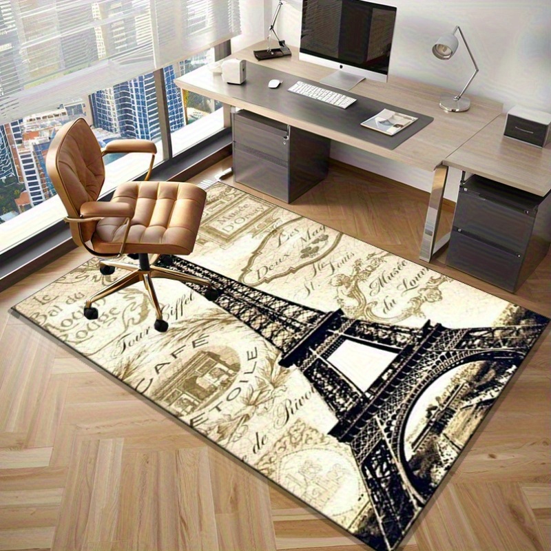 Eiffel Tower Paris Themed Rug  - огляд і ціна Home Textiles Paris