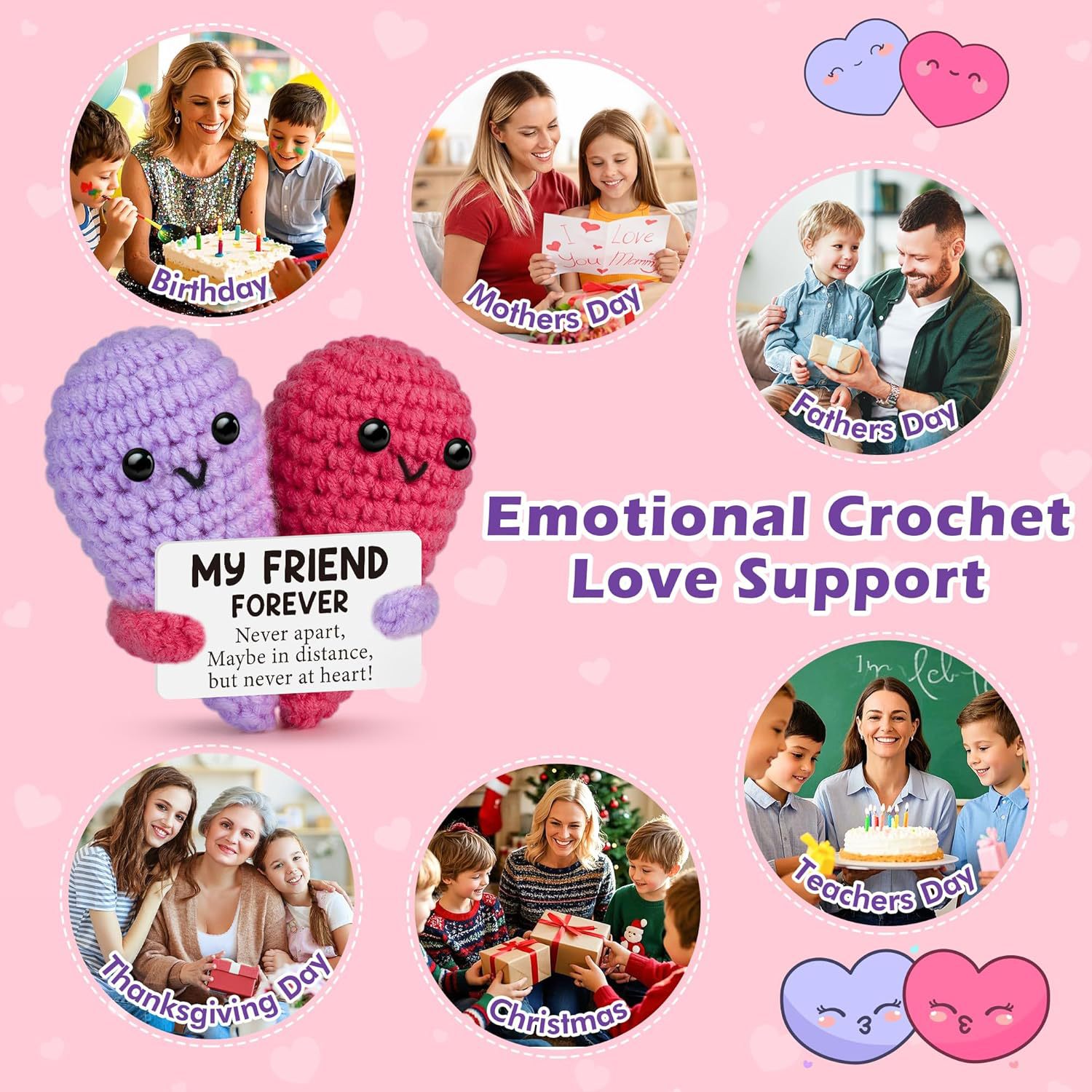 Cute Crochet Emotional Support - огляд і ціна Home Textiles Europe