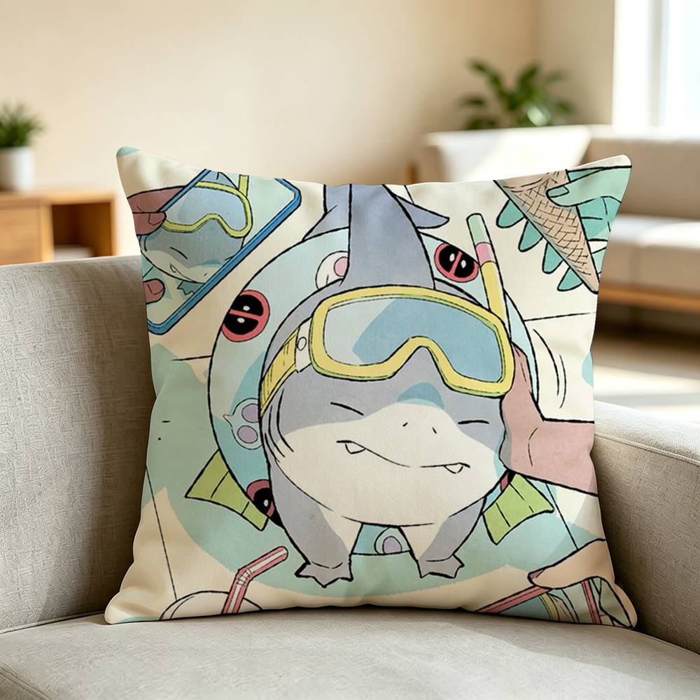 Cute Jeff the Land Shark Pillo - огляд і ціна Home Landing Textiles